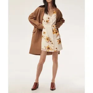Aritzia Coat Lyon Double-Breasted‎ Wool Italian Virgin Short 1 EUC thumbnail 9