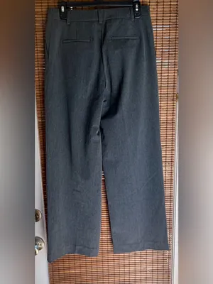 Musinsa Standard Woman Charcoal Wool Wide Leg Pants Size 28 US 6 thumbnail 9