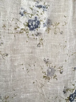 Namsar Linen Gauze Floral Print Oversized Midi Dress Size L/XL thumbnail 8