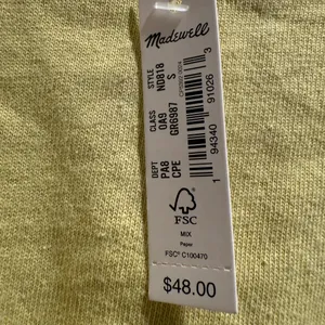 Madewell Tee‎ Banded Muscle Tee Size Small thumbnail 7