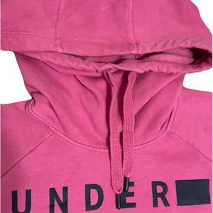 Womens UA Athletic Pink Casual Active Cotton Classic Hoodie Size Extra Small thumbnail 4