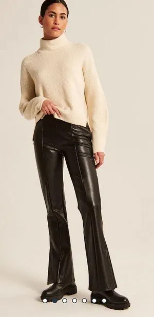 Abercrombie Leather Pants thumbnail 1