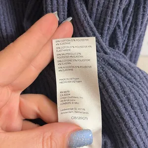✨Free People Josie Thermal Navy Sz Medium Dress✨ thumbnail 8