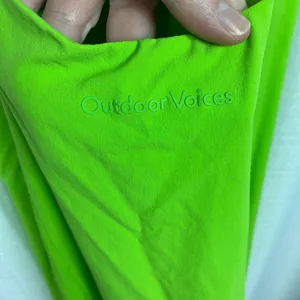 Outdoor Voices Neon Green Cross Back Athletic Dress Sz.L thumbnail 15