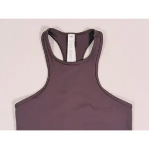 Alo Yoga Alosoft Revelation Ribbed Tank Top Size Small Brown Elevated Minimalist thumbnail 5