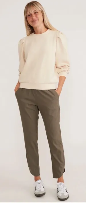 Marine Layer Allison Pant Small Tencel Modal‎ athleisure layered minimalist thumbnail 1