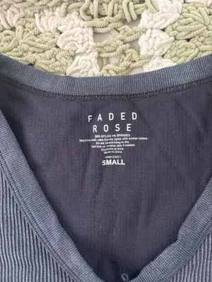 Grey V Neck T Shirt Gray thumbnail 4