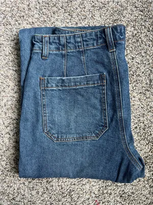 Sanctuary Dark Blue Wide-Leg Jeans thumbnail 4