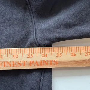 Everlane ReTrack Quarter-Zip Sweatshirt Women‎ XL Black Fleece Pullover thumbnail 8