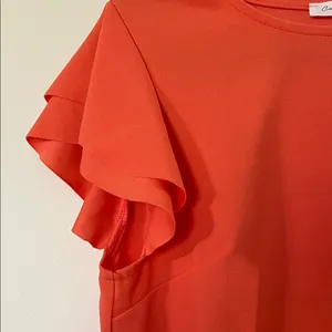 Ces Femme Bold Orange Midi Dress thumbnail 3