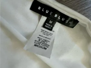 Blue Blush White Square-Neck Spaghetti Strap Camisole thumbnail 6