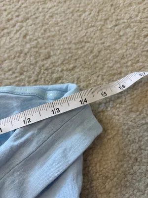 Mable Strapless Fold-Over Light Blue Dress thumbnail 4
