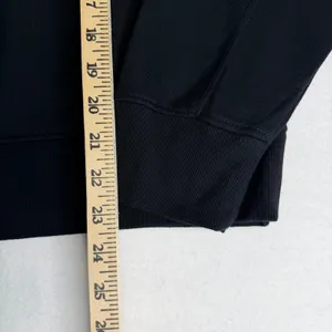 Jane + Delancey Black Taxi Cab Embroidered Pullover Sweatshirt XL Fleece Lined thumbnail 5