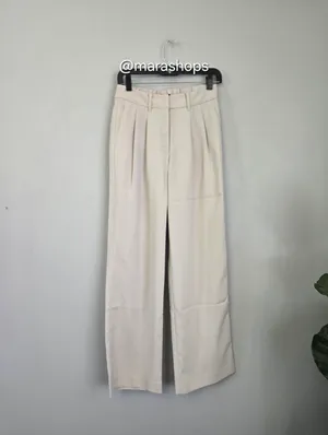 Quince Stretch Crepe Pleated Wide Leg Pants thumbnail 4