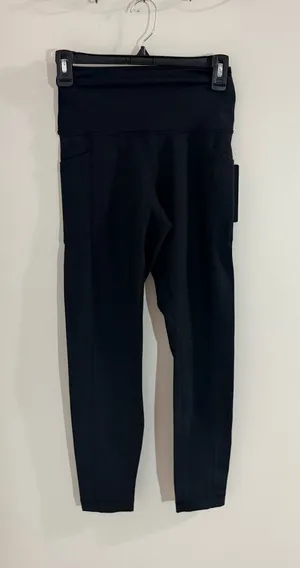 Yogalicious Lux Tribeca Size Small Black Active Leggings with Side Pockets NWT thumbnail 1