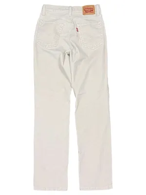 Levi’s 724 High Rise Straight Jeans NWOT Gray Corduroy Stretch Pants Sz 26x28 thumbnail 2