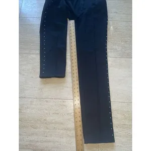 Vintage Lawman Jeans Sides‎ Studded Slim Fit Western Black VTG Size 9 thumbnail 3