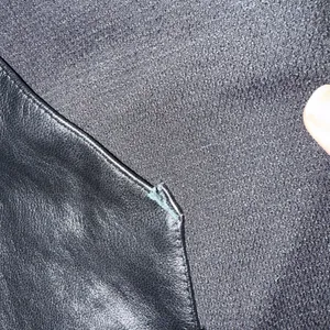Anthropologie Eva Franco Black Leather Pencil Skirt Size 4 Professional‎ thumbnail 7