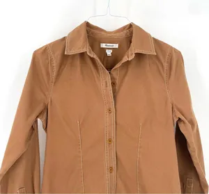 MADEWELL Darted Button-Up Shirt in (Re)generative Chino Western Long Sleeve thumbnail 7