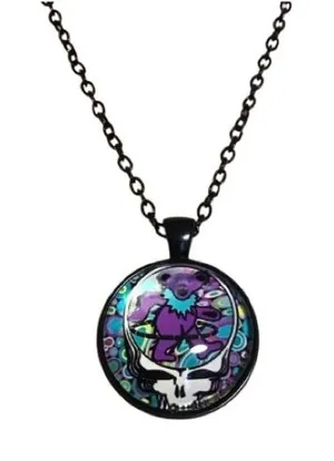 Grateful Dead hula hooping dancing bear necklace thumbnail 1