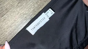 ThatsSoFetch Formal Black Silk Maxi Dress thumbnail 6