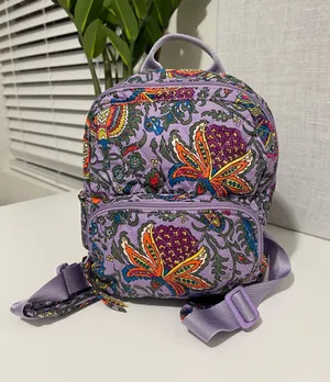 VERA BRADLEY mini banbury marrakesh Floral Mini Backpack Women Bags thumbnail 1