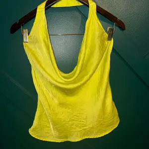 Vibrant Yellow Halter Camisole Size XS thumbnail 2