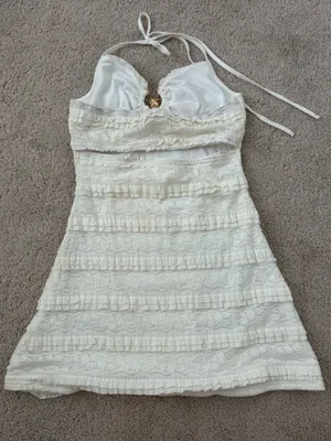 White mini dress thumbnail 3