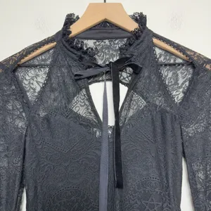 Killstar Women Shes Stardust Lace Mini Dress Small‎ Black Goth Grunge Witchy thumbnail 2