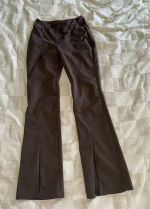 ALO Yoga Brown Boot Cut Pants with Front Slit‎ M thumbnail 1