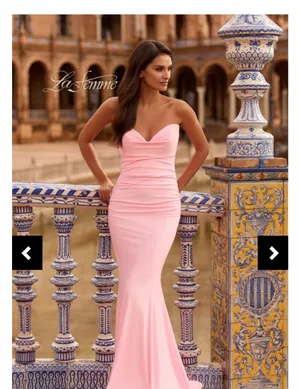 La Femme Mermaid Prom Dress thumbnail 7