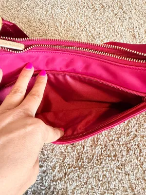 Lululemon City Essentials Small Shoulder Bag 3L Berry Rumble Sold Out color NWT thumbnail 9
