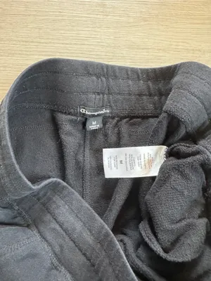 Champion Black Sweatpants with Drawstring Waist thumbnail 3