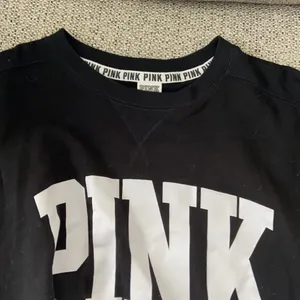 Pink Victoria’s Secret black sweatshirt thumbnail 8