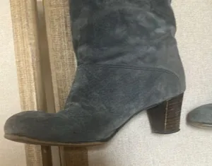 Women's grey hush puppies Suede Knee-High Boots 7.5 thumbnail 8