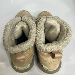 Explorer next carnival waterproof boots cream suede lace up boots womens size 10 thumbnail 6