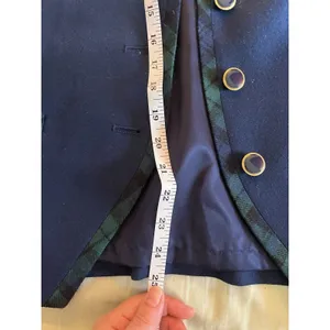 Vintage Pendleton Virgin Wool Blazer Teal Blue 3-Button Women's Size 10 Lined thumbnail 7