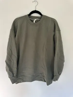 Lululemon Perfectly Oversized Crew Grey Sage 8 thumbnail 1
