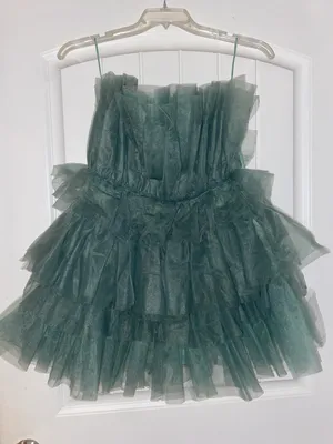 Boutique Dress Green Size M thumbnail 3