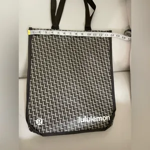 Lululemon LARGE  brown & white Reusable Bag thumbnail 3