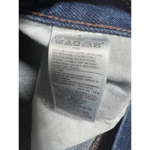 Old Navy Women's High-Rise Slouchy Straight raw-hem denim shorts size 8 thumbnail 4