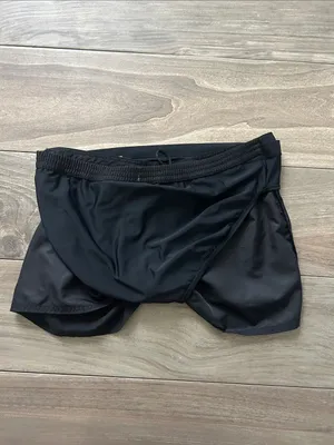 Black Drawstring Swim Skirt thumbnail 5