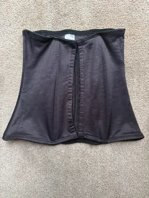 Woman’s Small MiracleSuit Black Waist Trainer Corset Shaper 15 Eyelet Closure thumbnail 3