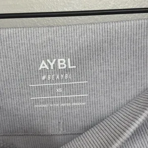 AYBL Empower Seamless Shorts in Light Gray 7” - Size XS thumbnail 5