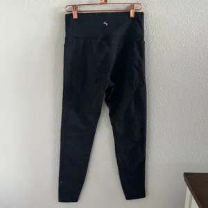 JoyLab Dark Heathered Gray Active Pants Athleisure Tights Workout Small thumbnail 2