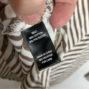 Red BKE‎ striped v-neck top size large thumbnail 6