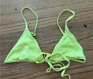 Monday swimwear bikini top Yellow thumbnail 1