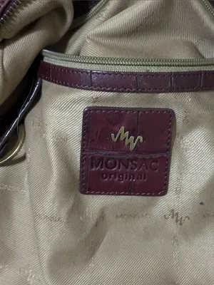 Monsac Croc-Embossed Hobo Bag in Burgundy thumbnail 12