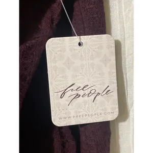 Free People Shirt Women's Small NWT Juicy Cowl Neck Oversized Split Back Wine thumbnail 6