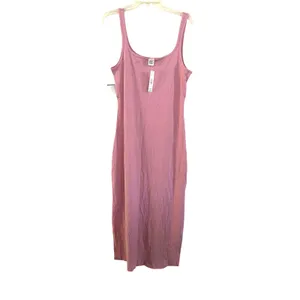 Victoria Secrets Pink ALL-DAY SOFT RIB BODYCON MIDI DRESS thumbnail 3